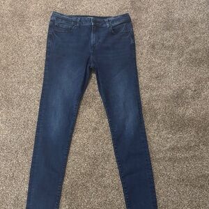 Express Men’s Super Skinny Jeans – Dark Wash – Size 33×34